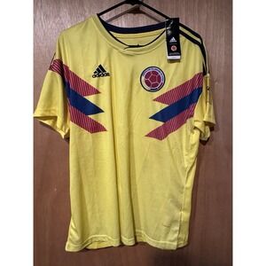 Adidas Colombia 2018 World Cup Jersey Size Large NWT (E)